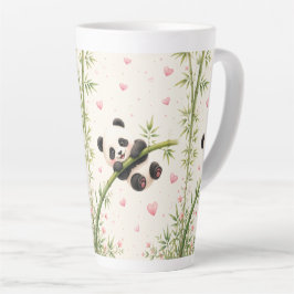 Söt Panda Latte-mugg