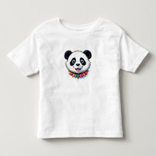 🐼 Söt Panda Lekstund Barnstil 🌟 T Shirt