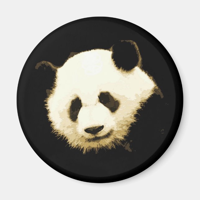 Söt Panda Magnet (Framsidan)
