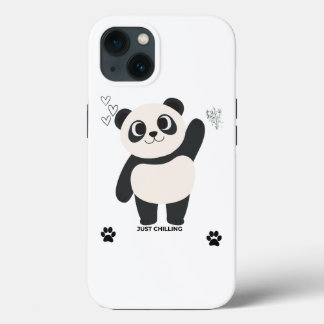 Söt Panda Mobilskal — Bara Chilla Kawaii Anima