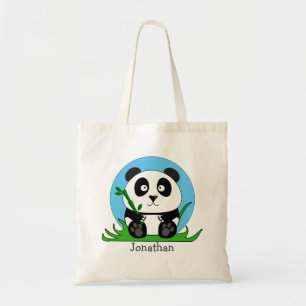 Söt Panda Personlig Tygkasse