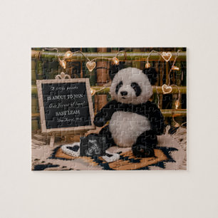 Söt Panda Plysch Graviditet Annons Pussel