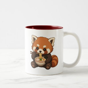 Söt Panda Ramen-mugg Två-Tonad Mugg