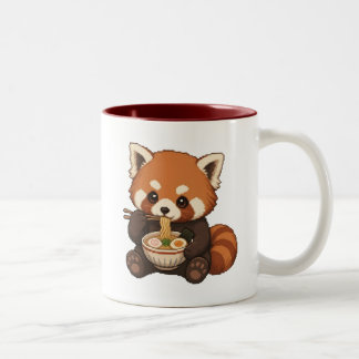 Söt Panda Ramen-mugg Två-Tonad Mugg