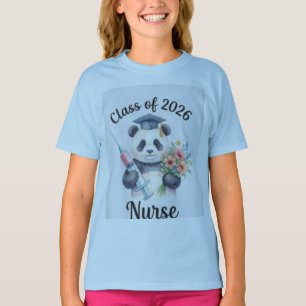 Söt Panda Sjuksköterska Trupp 2026 Matchande T-Shi T Shirt