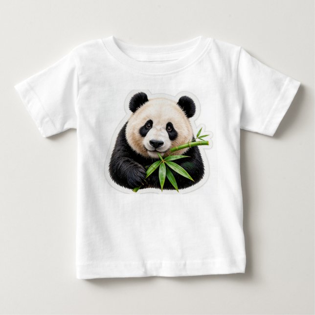 Söt panda t shirt (Framsida)