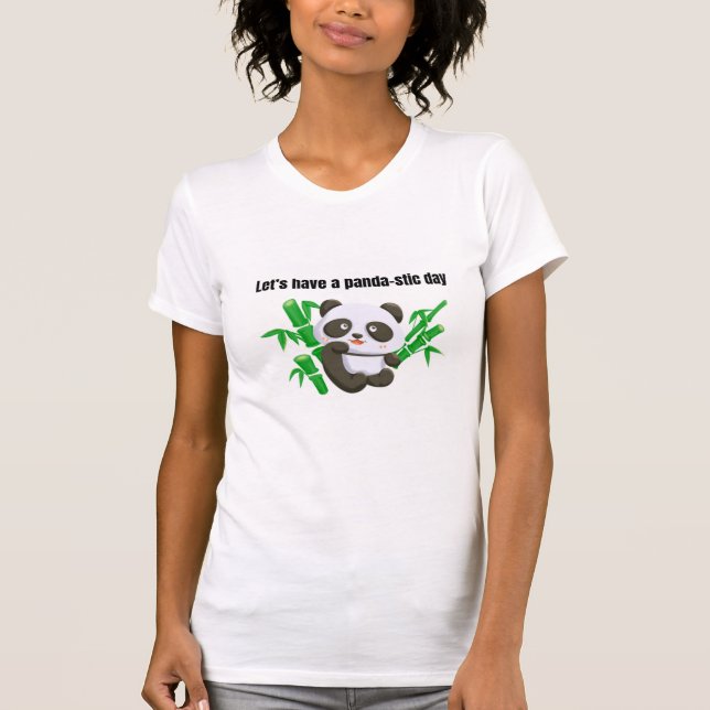 Söt Panda T-shirt (Framsida)
