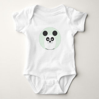 Söt pandabarn-bodysuit t shirt