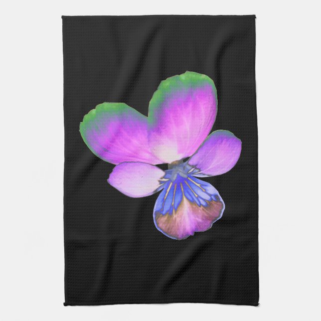 Söt Pansy Kitchen Towel Kökshandduk (Vertikal)