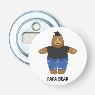 Söt Pappa Björn Fars Dag Present Specialmugg Flasköppnare