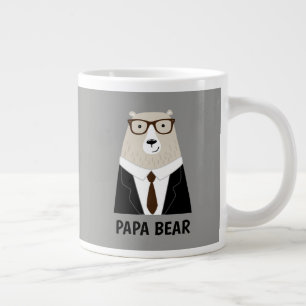 Söt Pappa Björn Fars Dag Present Specialmugg Jumbo Mugg