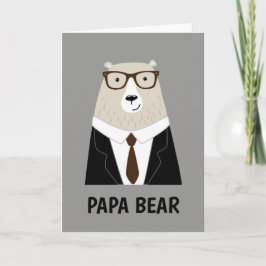 Söt Pappa Björn Fars Dag Present Specialmugg Kort