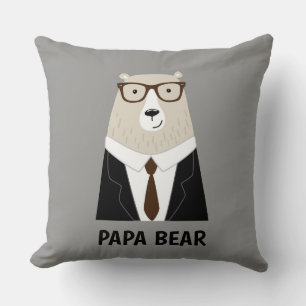 Söt Pappa Björn Fars Dag Present Specialmugg Kudde