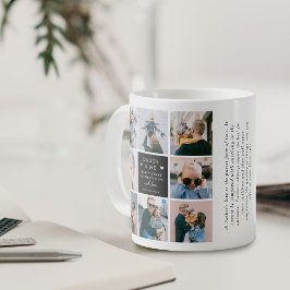 Söt 'Pappa & Jag' fotokollage 1:a Fars dag Kaffemugg