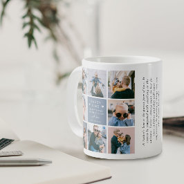 Söt 'Pappa & Jag' fotokollage 1:a Fars dag Kaffemugg