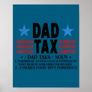 Söt Pappa Skatt Rolig Definition Fars Poster