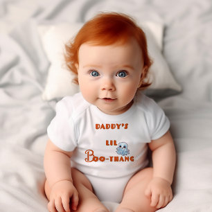 Söt "Pappas LiL Boo-Thang" Halloween T Shirt