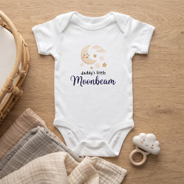 Söt Pappas lilla månstråle Halvmåne Stjärnor B T Shirt