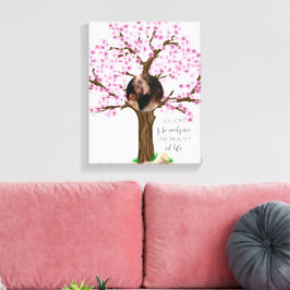 Söt par anpassad foto canvastryck