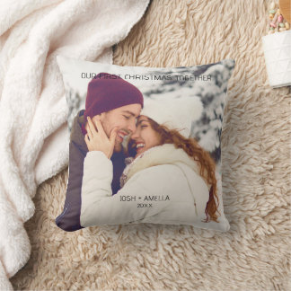 Söt par anpassad foto  kudde