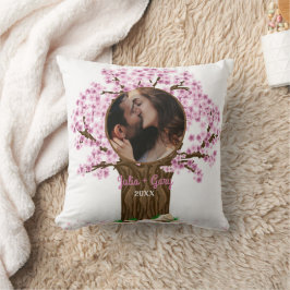 Söt par anpassad foto  kudde
