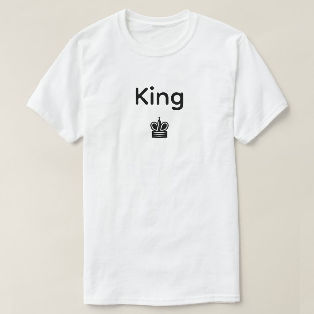 Söt par-kung T-shirt- pojkvän present T Shirt (Design framsida)