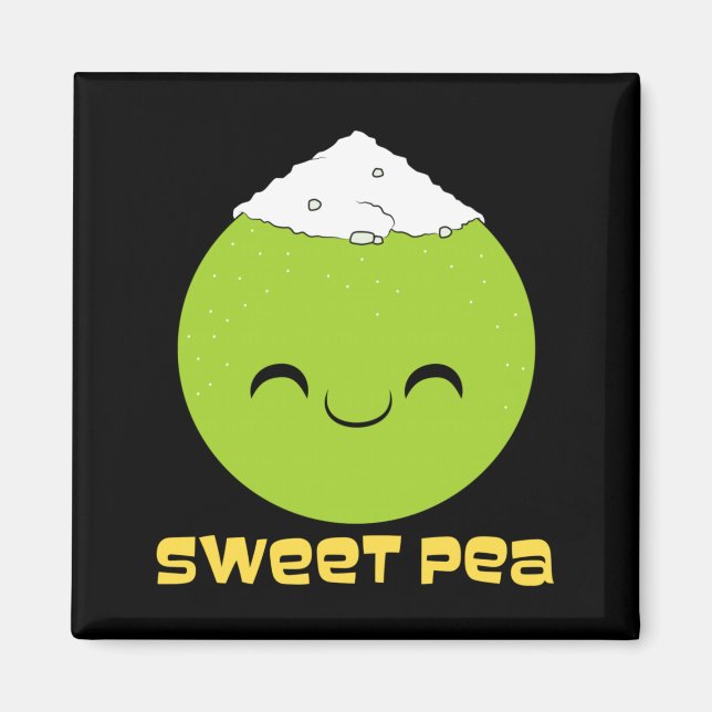 Söt Par Sweet Pea Relation Prestanda Magnet (Framsidan)