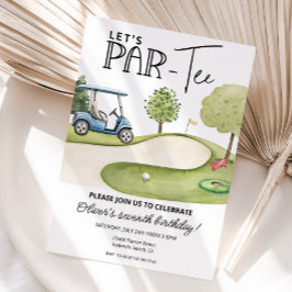 Söt Par-Tee-golf födelsedagsfest, alla åldrar Inbjudningar