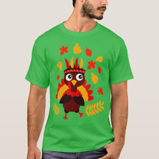 Söt parad-design för thanksgiving dag t shirt