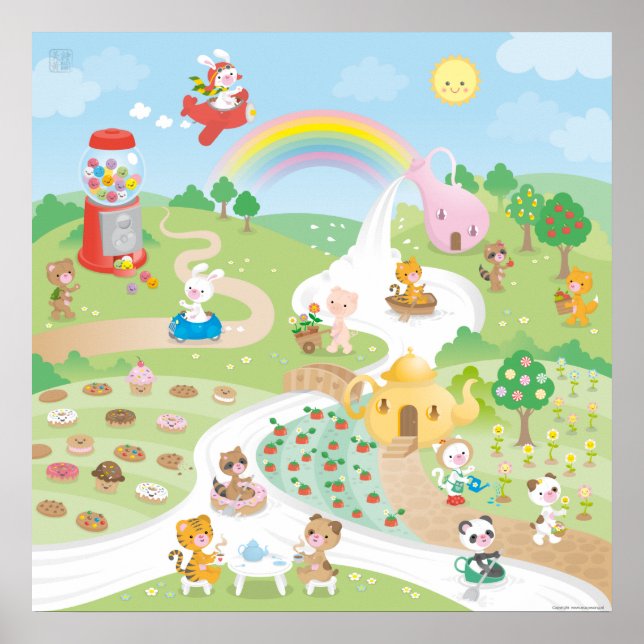 Söt paradiset poster (Framsidan)