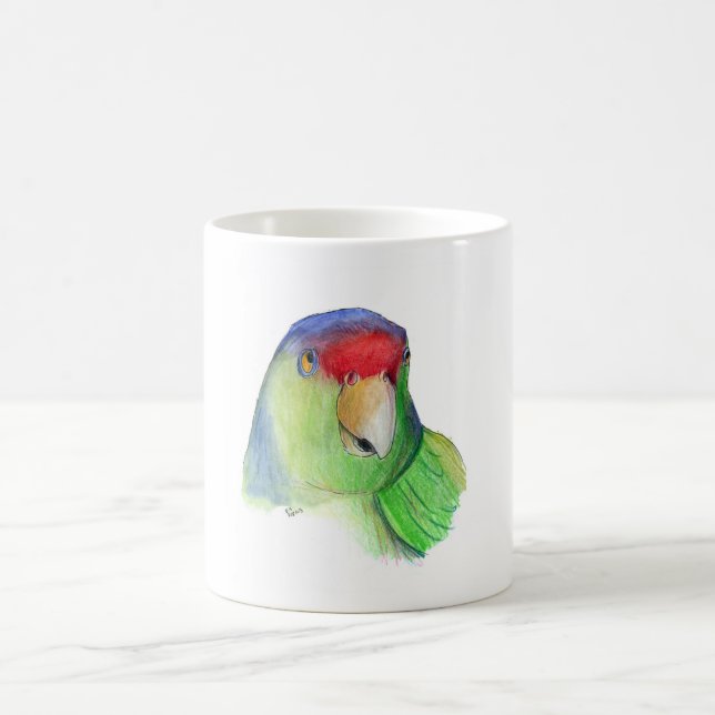 Söt parakeet mugg (Center)