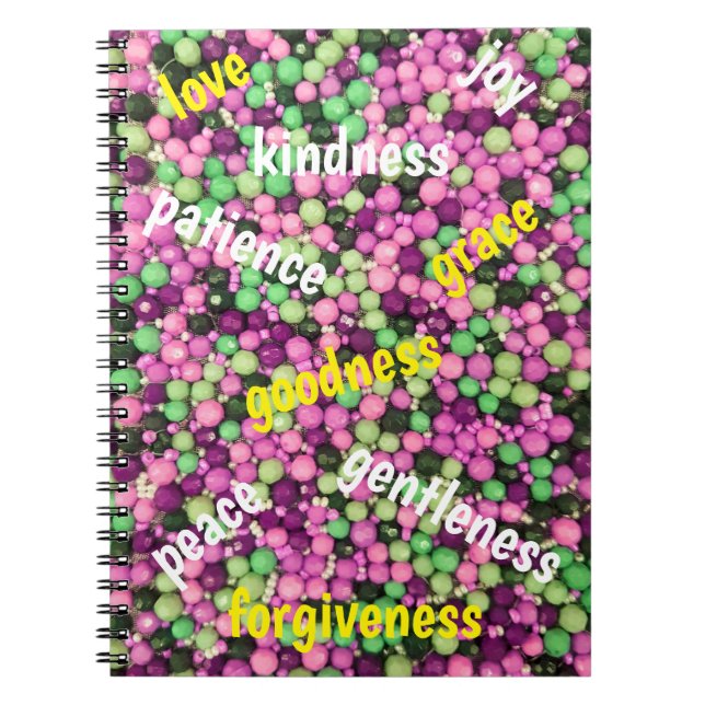 Söt Pärlor och Virtue Spiral bärbar dator Anteckningsbok (Framsidan)