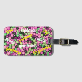 Söt Pärlor & Virtue Luggage Tag Bagagebricka