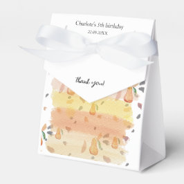 Söt päronmönster akvarellkonst presentaskar