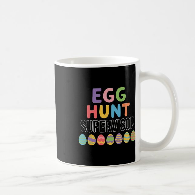 Söt påskäggsjaktledare  kaffemugg (Höger)