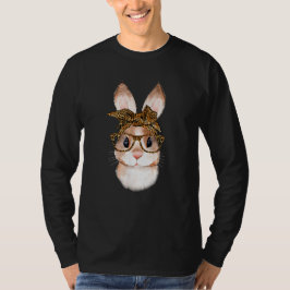 Söt påskhar mamma påsk leopard år av R T Shirt