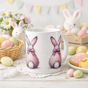 Söt påskhare kaffemugg