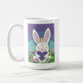 Söt påskharen kaffemugg