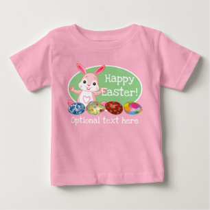 Söt påskharen och ägg påsk t shirt