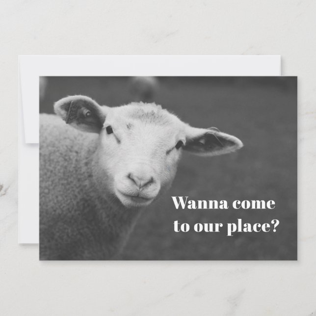 Söt påskinbjudan inbjudningar (Framsida)