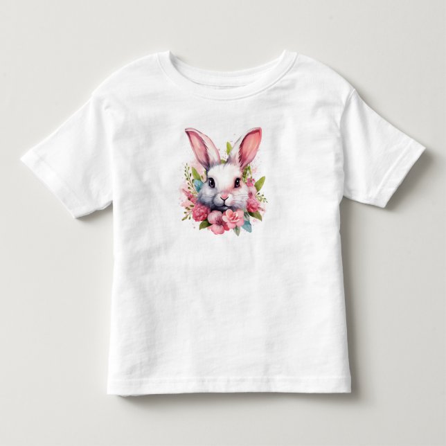 Söt påskkelporträttgåva T-shirt (Framsida)