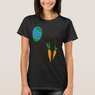 Söt påskpunny rolig citatsägande doodle tecknad se t shirt