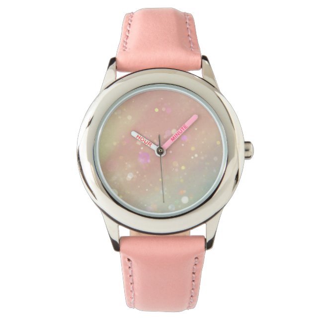 Söt Pastel Abstrakt Bubbles Armbandsur (Framsida)