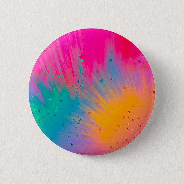 Söt Pastel Abstrakts Färgad Knapp (Framsida)