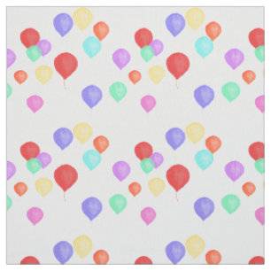 Söt Pastel Balloons Tyg