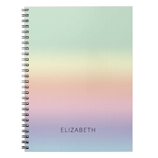 Söt Pastel Blend-Personlig Anteckningsbok (Framsidan)