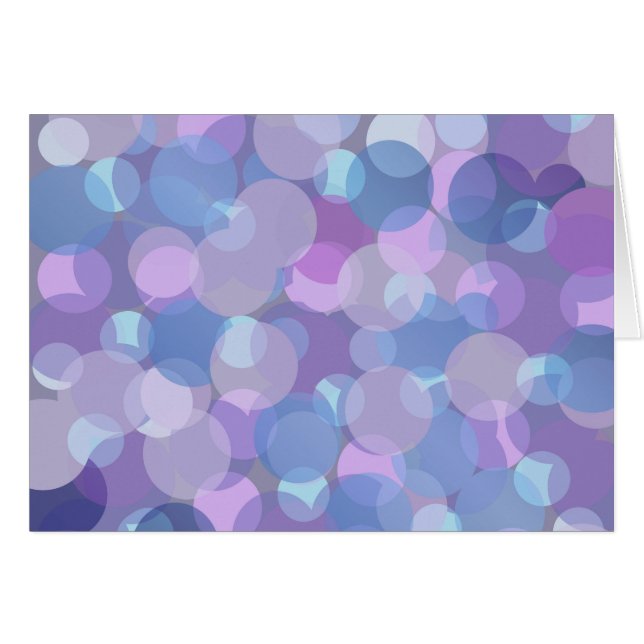 Söt Pastel Bollar Hälsningskort (Framsidan Horizontal)