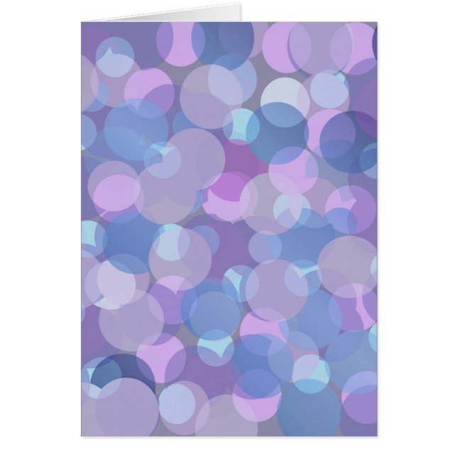 Söt Pastel Bollar Hälsningskort (Framsidan)