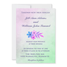 Söt Pastel Bröllop