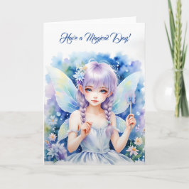 Söt Pastel Fairy Kort